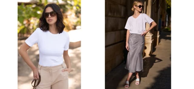 Biały t-shirt stylizacje: 10 pomysłów na modne i stylowe zestawy Biały t-shirt stylizacje: 10 pomysłów na modne i stylowe zestawy